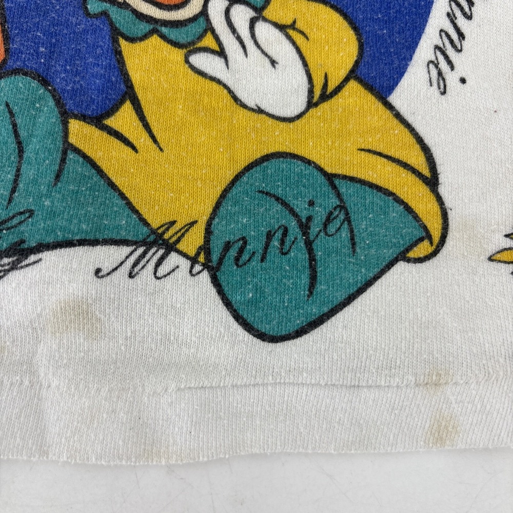 Vintage Disney Babies Baby Minnie Mouse Gardening Shirt Sunflowers Rare - Picture 5 of 8